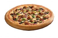 Chicken Pasta On Pizza